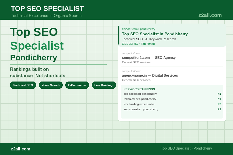 SEO Specialist in Pondicherry